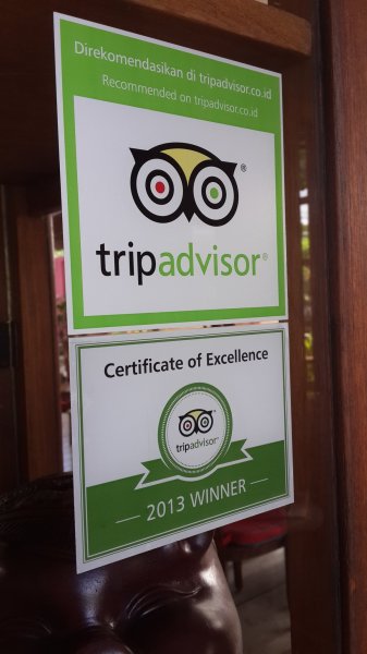 Wahaha étterem a Tripadvisor ajánlásával, nem semmi:)